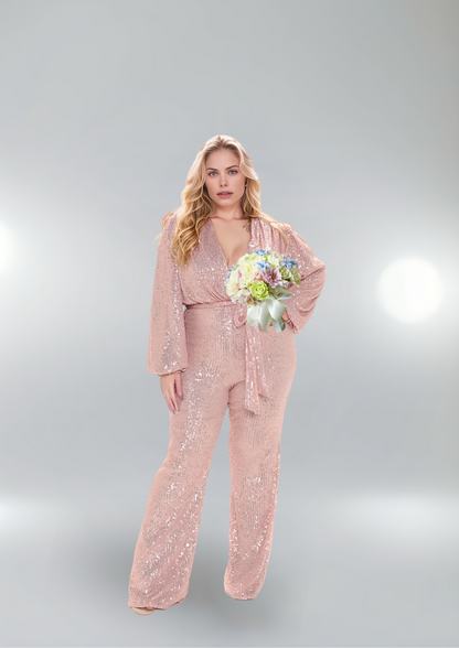 Helia Sequins Jumpsuit