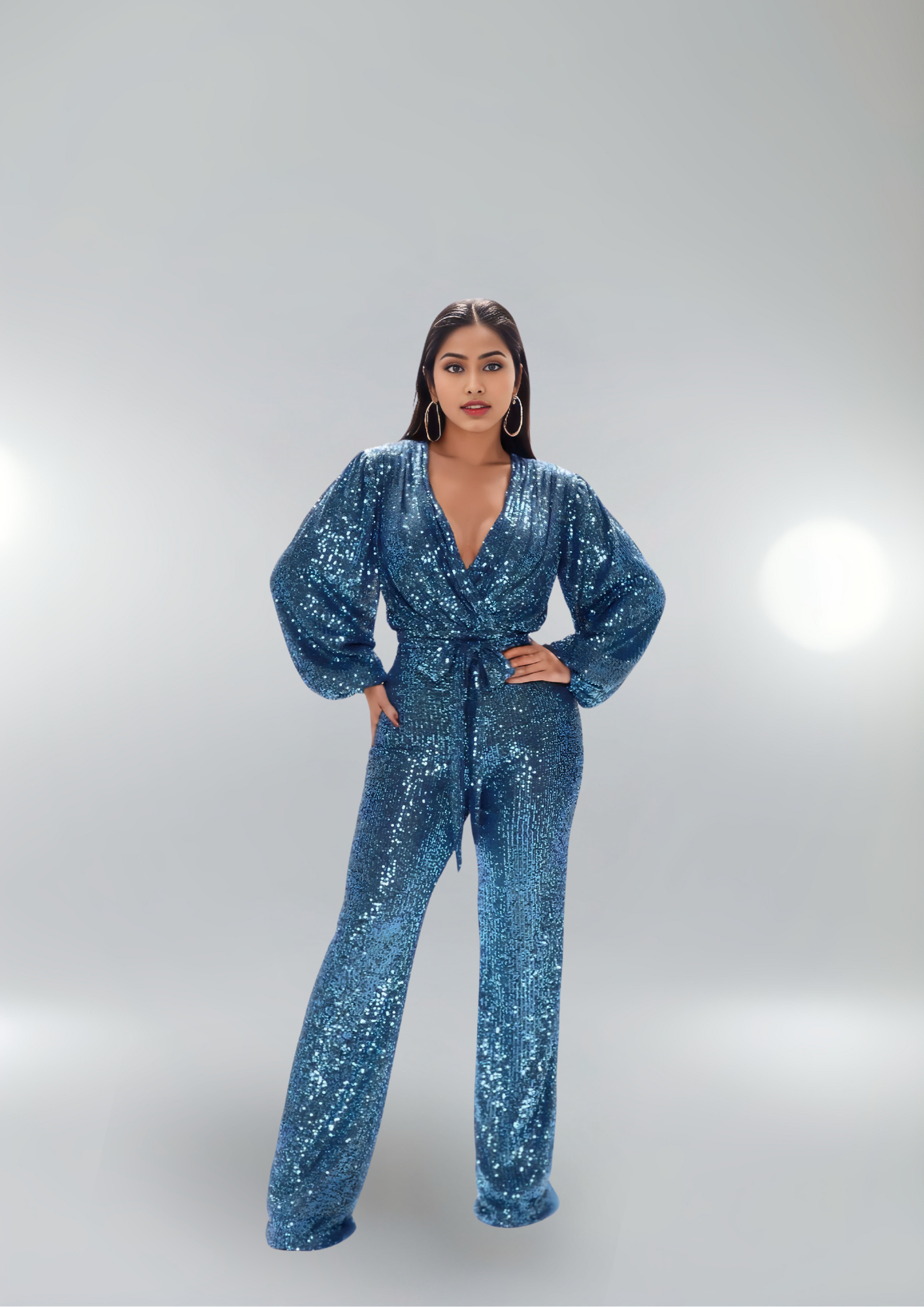 Helia Sequins Jumpsuit