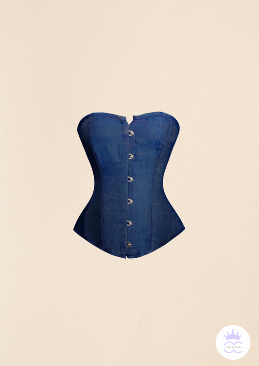 Denim Corset Waist Trainer