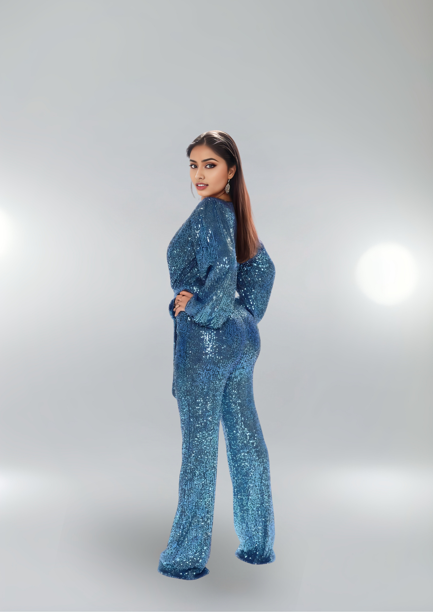 Helia Sequins Jumpsuit