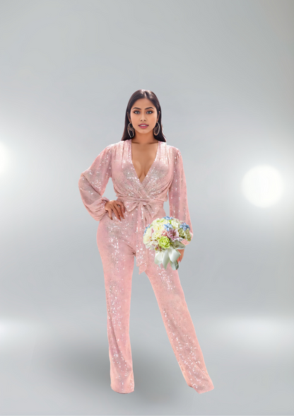 Helia Sequins Jumpsuit